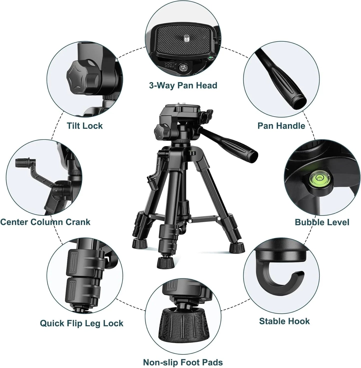 FlexiMount 25" Aluminum Mini Tripod