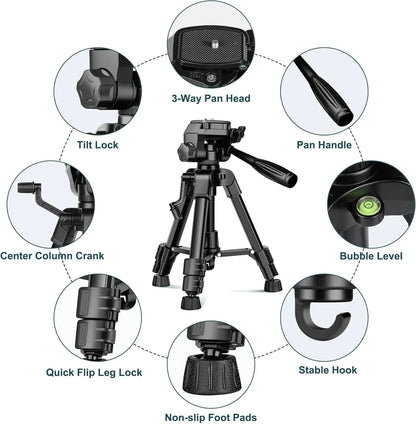 FlexiMount 25" Aluminum Mini Tripod