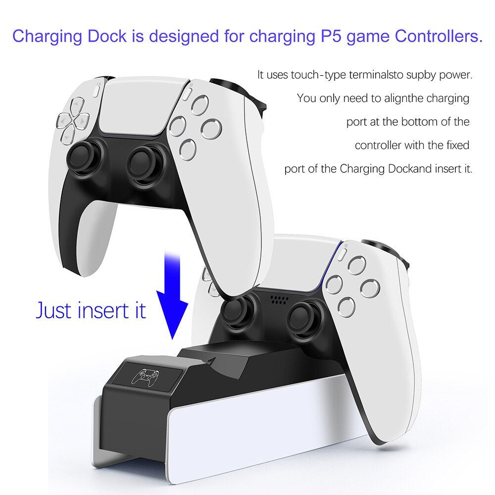 PS5 Dual Controller Charging Dock
